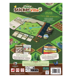 Cozy sticker ville jeu famille