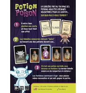 jeu de cartes Potion ou poison
