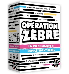jeu de société Opération Zèbre