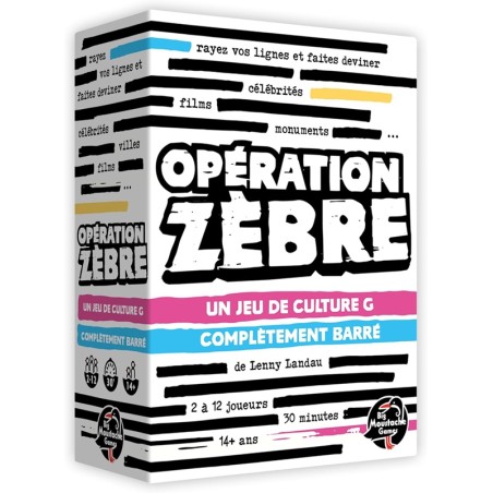 jeu de société Opération Zèbre
