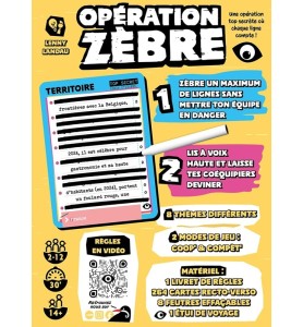 jeu d'ambiance Opération Zèbre