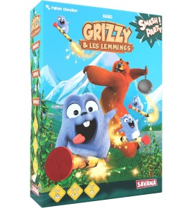jeu de société Grizzy et les lemmings smash party