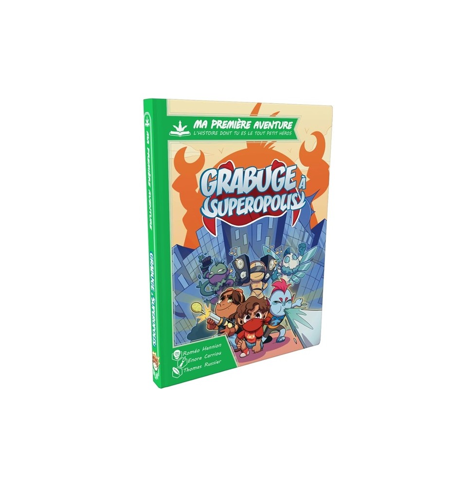 livre jeu ma première aventure Grabuge à Superopolis
