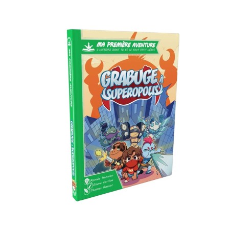 livre jeu ma première aventure Grabuge à Superopolis