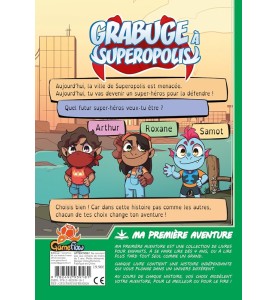 livre jeu ma première aventure Grabuge à Superopolis