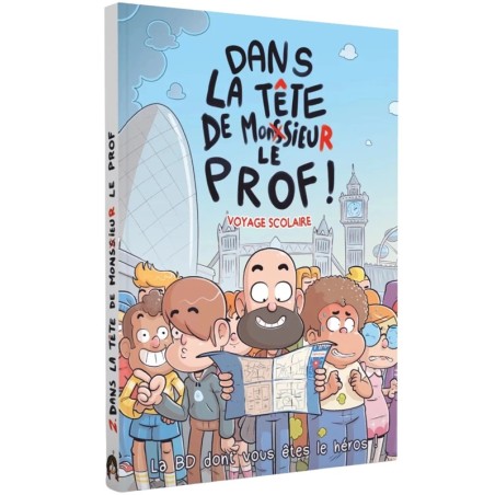 livre jeu Dans la tête de Mr le Prof - voyage à Londres