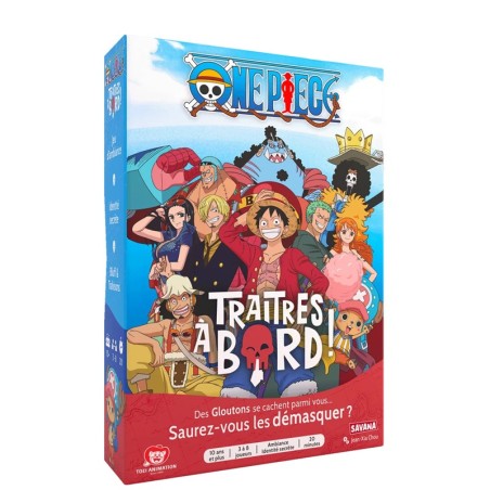 jeu de société traîtres à bord One Piece